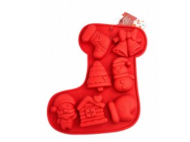 Molde silicona BOTA 7 figuras navidad